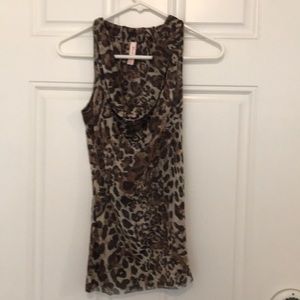 Animal print tank